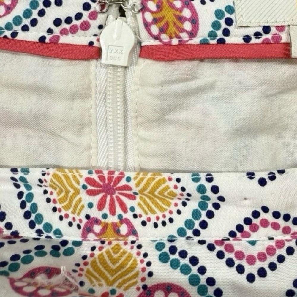 BODEN A-LINE PENCIL SKIRT IN BOHO GEOMETRIC PATTERN-sz 4 - Picture 7 of 8